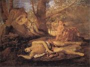 Nicolas Poussin E-cho and Narcissus Spain oil painting artist